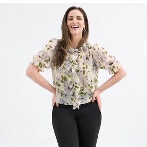 Cabi Printed Cherish Blouse
